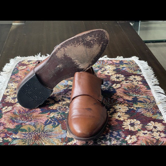 Hugo Boss Premium Honey Brown Leather Double Monk Strap Dress Shoes Size 10 Hugo Boss Premium Honey Brown Leather Double Monk Strap Dress Shoes Size 10